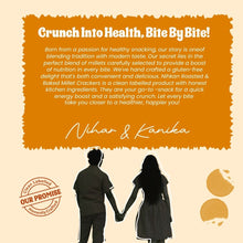 NIHKAN Jowar Peri Peri Baked Millet Crackers | Gluten free & Vegan - 100g