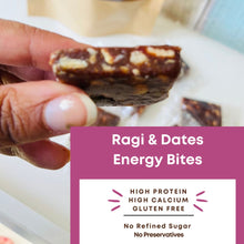 NIHKAN Millets Energy Bites - Ragi & Dates - No Sugar added : 7 Bars