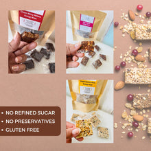 NIHKAN Combo Millets Energy Bites - Choco Berry Millets, Ragi Dates, Superseeds Nuts (Pack of 3) - Festive Gift Combo