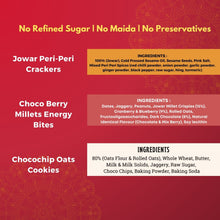 NIHKAN Healthy Gift Box - Cookies, Crackers & Energy Bites (3 Items) - Festive Gift Combo