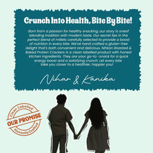 NIHKAN 100% Baked High Protein Crackers Combo - Moringa, Beetroot, Sesame & Chorafali - Pack of 4 (100g each)