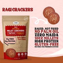 NIHKAN Ragi Baked Millet Crackers | Gluten Free & Vegan - 100g