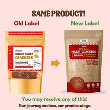 NIHKAN Ragi Baked Millet Crackers | Gluten Free & Vegan - 100g