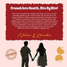 NIHKAN Ragi Baked Millet Crackers | Gluten Free & Vegan - 100g