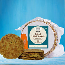 NIHKAN Bajra Bhakris - Bajra Methi Flavour Snack | Low Gluten Snack - 200g