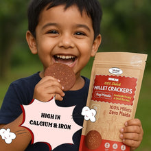 NIHKAN Ragi Baked Millet Crackers | Gluten Free & Vegan - 100g