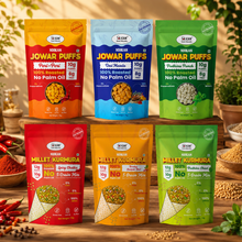 Nihkan Healthy Snacking Combo | Millet Snacks, Protein Crackers & Bars