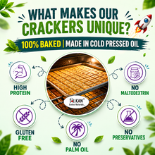 Nihkan Healthy Snacking Combo | Millet Snacks, Protein Crackers & Bars