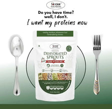 NIHKAN Dehydrated Sprouts – Super 7 Grain Mix - Instant Sprouts - 200g