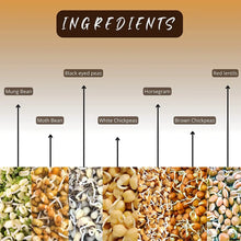 NIHKAN Sprouted Super Legumes Mix Flour - High protein Instant Chilla/Dosa Mix- 400g