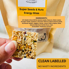 NIHKAN Millets Energy Bites - Superseeds & Nuts - No Sugar added : 7 Bars