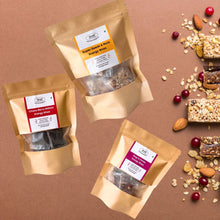 NIHKAN Combo Millets Energy Bites - Choco Berry Millets, Ragi Dates, Superseeds Nuts (Pack of 3) - Festive Gift Combo