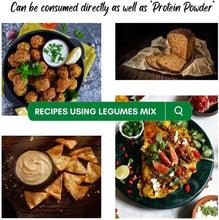 NIHKAN Sprouted Super Legumes Mix Flour - High protein Instant Chilla/Dosa Mix- 400g