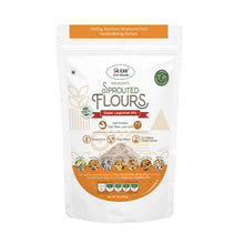 NIHKAN Sprouted Super Legumes Mix Flour - High protein Instant Chilla/Dosa Mix- 400g