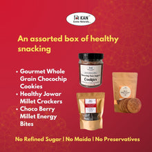 NIHKAN Healthy Gift Box - Cookies, Crackers & Energy Bites (3 Items) - Festive Gift Combo
