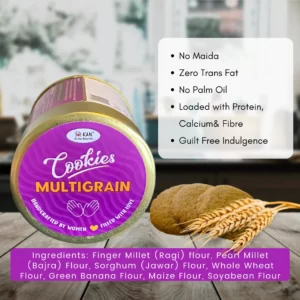 NIHKAN Whole Grain Cookies - MULTIGRAIN MILLETS