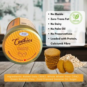 NIHKAN Vegan Cookies - OATS
