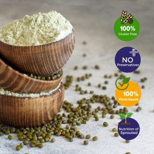 NIHKAN Sprouted Green Moong Bean Flour