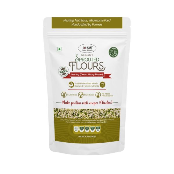 NIHKAN Sprouted Green Moong Bean Flour