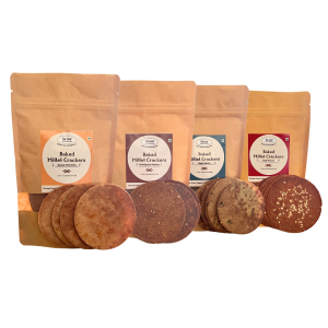 NIHKAN Gluten Free Millet Crackers - All Flavours Combo